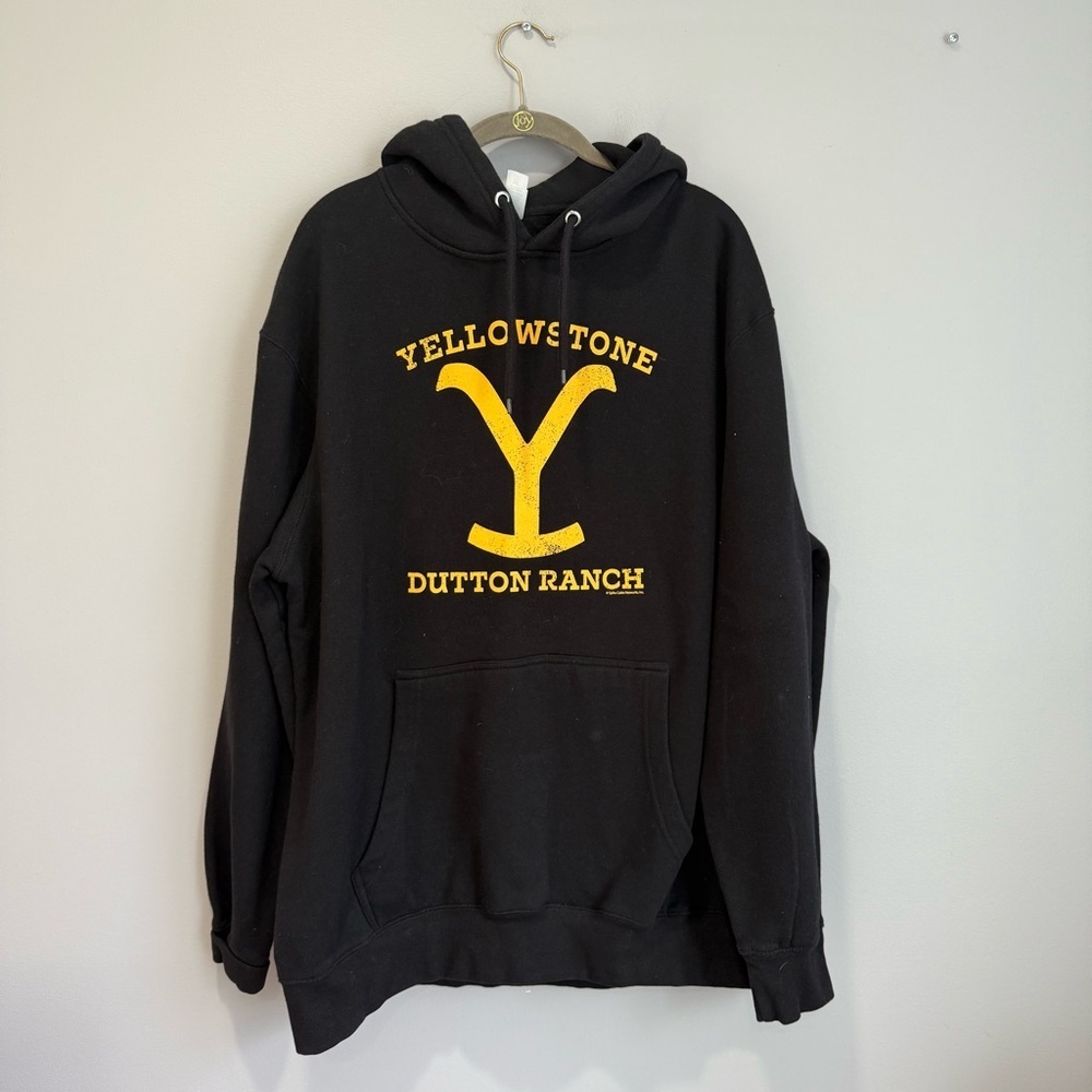 Men’s Yellowstone Dutton Ranch Black Hoodie